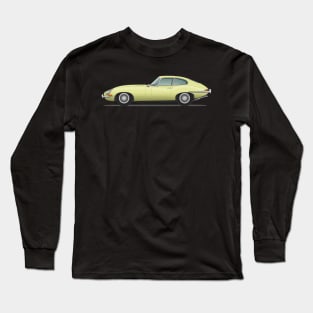 Jaguar E Type Fixed Head Coupe Primrose Long Sleeve T-Shirt